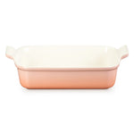 Le Creuset HERITAGE 26CM RECTANGULAR BAKING DISH -BOOKLET  Pêche
