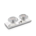 Winko Tealight Holder  2-Lite With 2pcs Glass Diamond