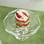 طبق دائري من وينكو كومبوت مع قاعدة 20 سم مصنوع يدويًا من الألماس وخالٍ من الرصاص وكريستال K9 وزهرة الورد