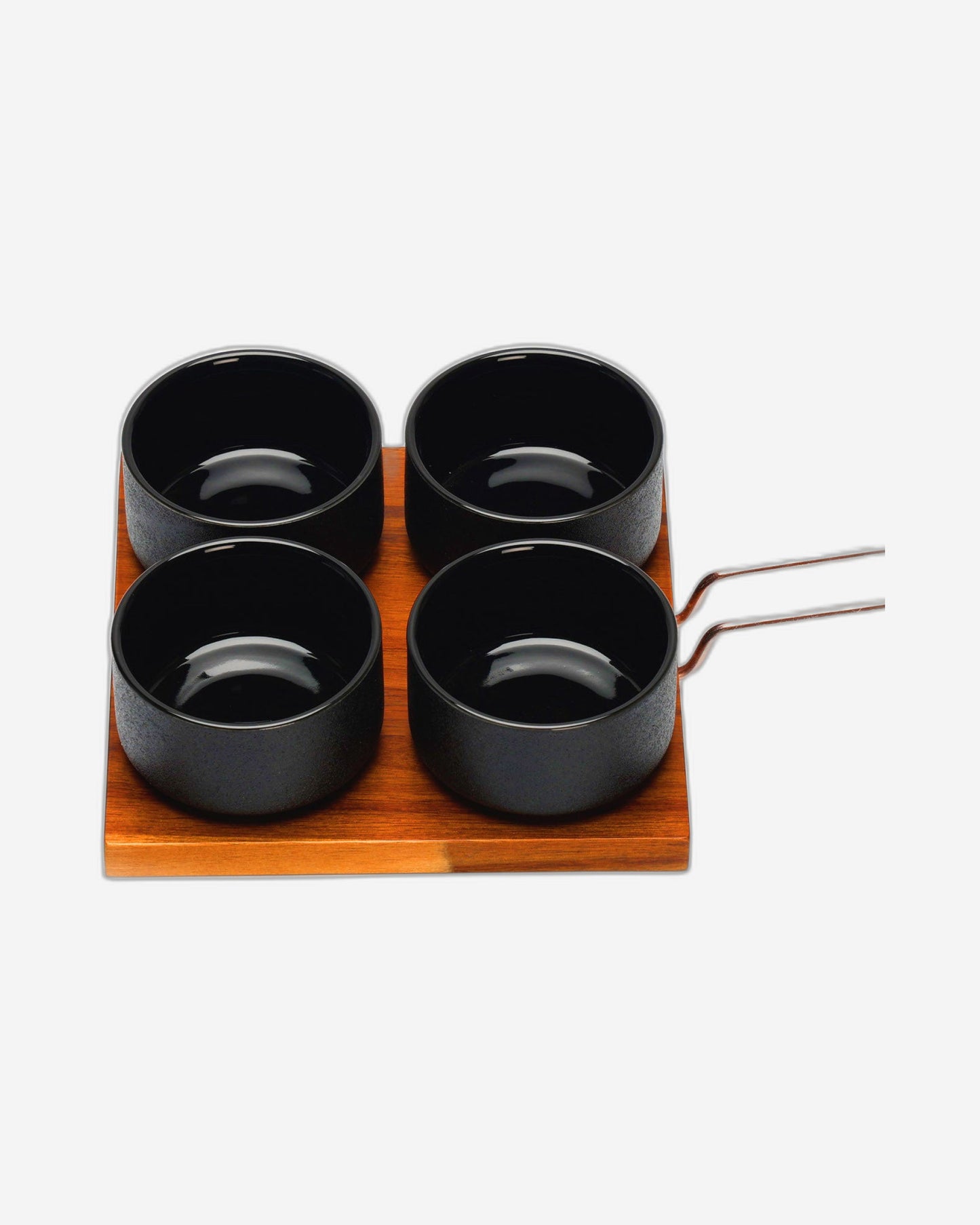 مجموعة أوعية تقديم منزلية أنيقة مكونة من 4 قطع