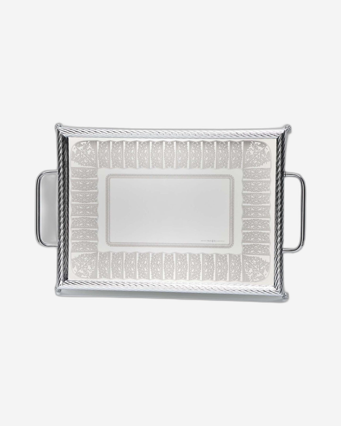 صينية مستطيلة من تريزورز أليكسي إنوكس، مقاس 45×31 سم