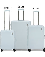 مجموعة حقائب سفر إيكولاك ألتيما الصلبة ذات العجلات المزدوجة القابلة للتوسيع من 3 قطع