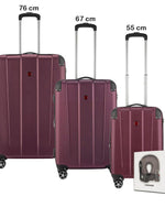 مجموعة وينجر بروتيكتور من 3 قطع بعجلات 55+69+81 سم + ملحقات سفر مجانية