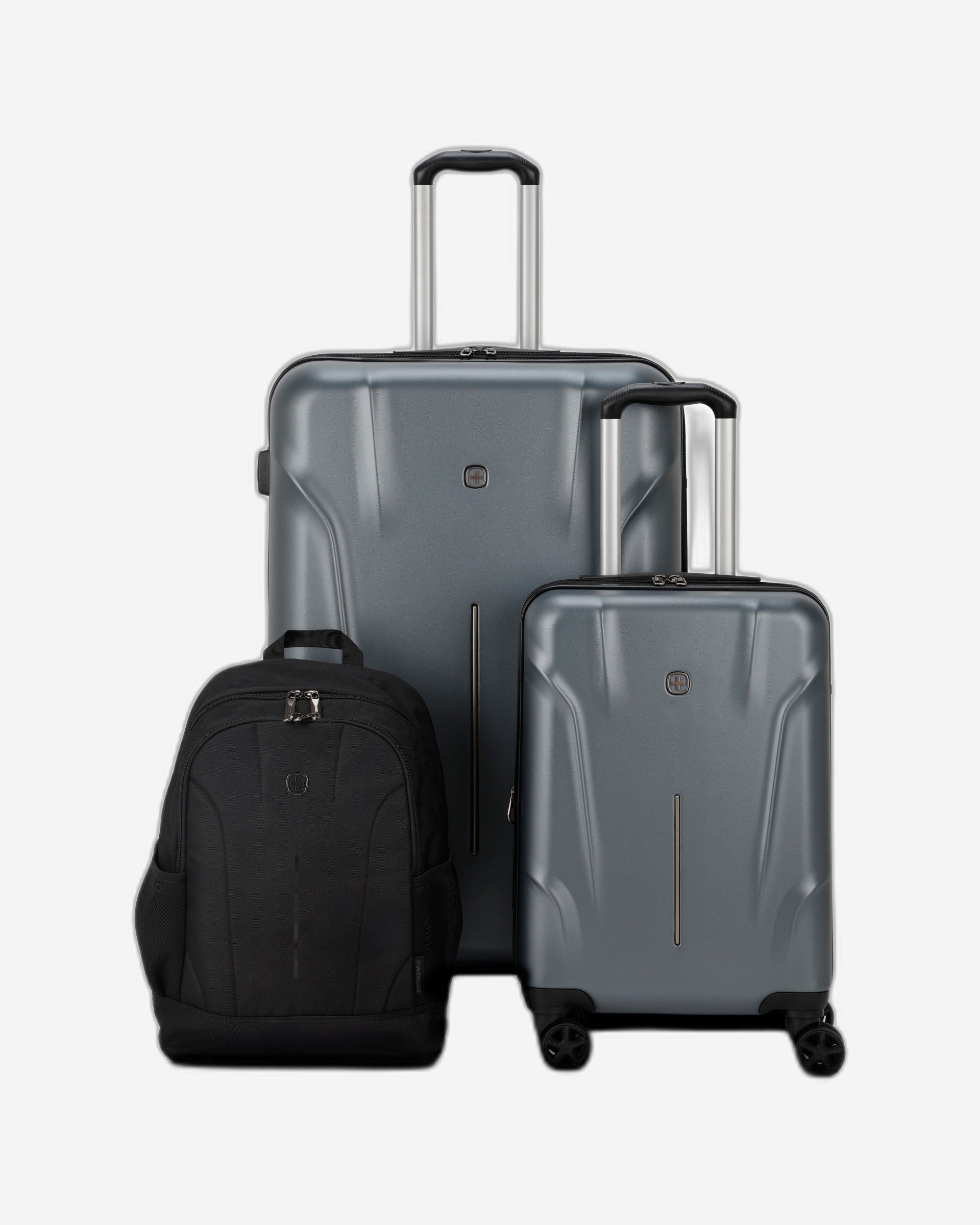 طقم وينجر رايون من قطعتين + حقيبة ظهر مجانية للكمبيوتر المحمول مقاس 16 بوصة