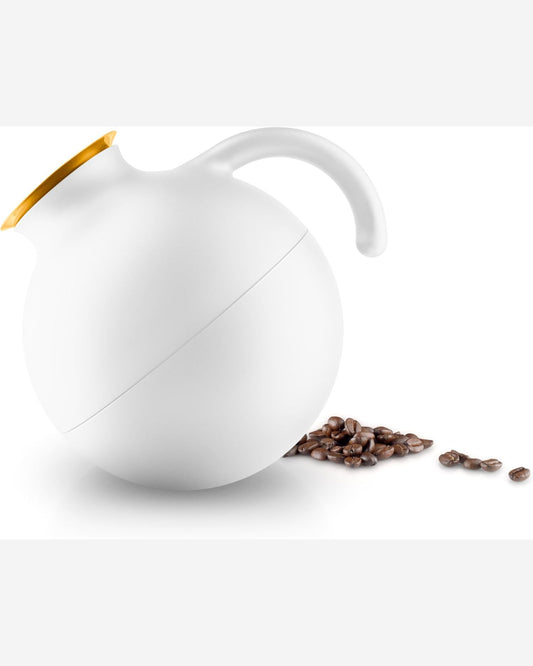 إيفا سولو 502712 جلوب وايت في جيه، مصنوعة حسب الطلب، حافتان قابلتان للتبديل، لون ذهبي وفضي