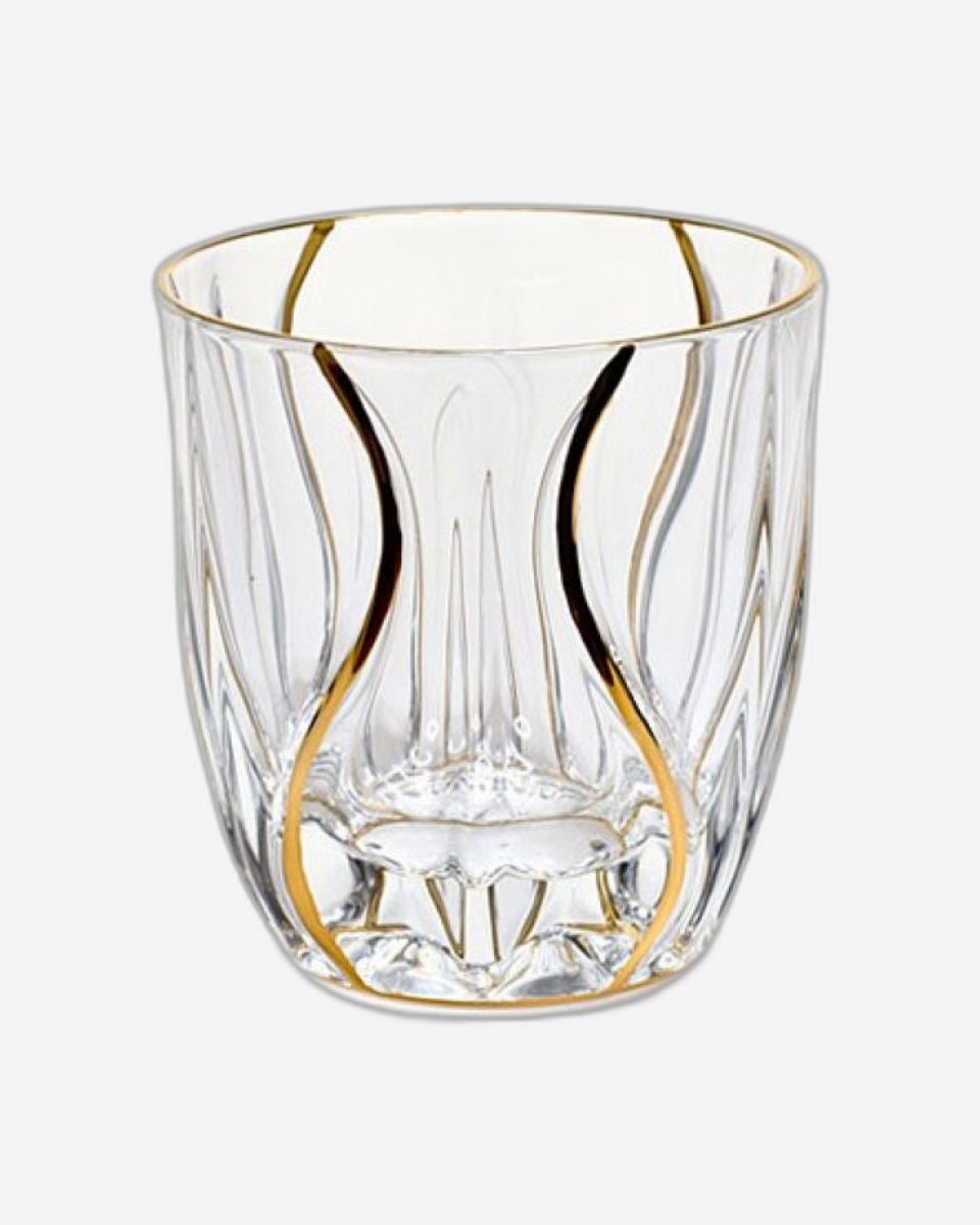 بوهيميا أوشن دي أو إف بدون رصاص مع ذهب - طقم من 6 قطع