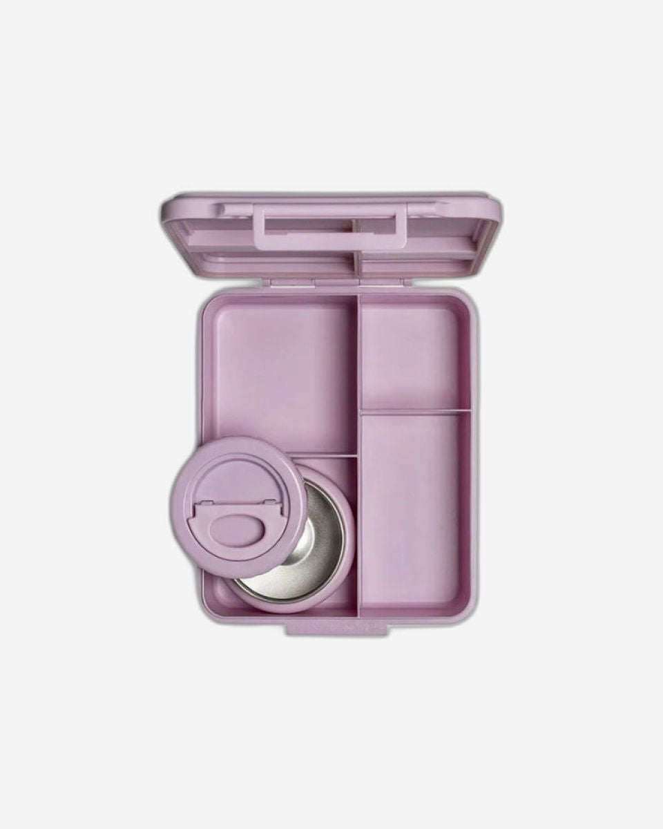 صندوق غداء كبير بنكهة الليمون واليونيكورن/الأرجواني