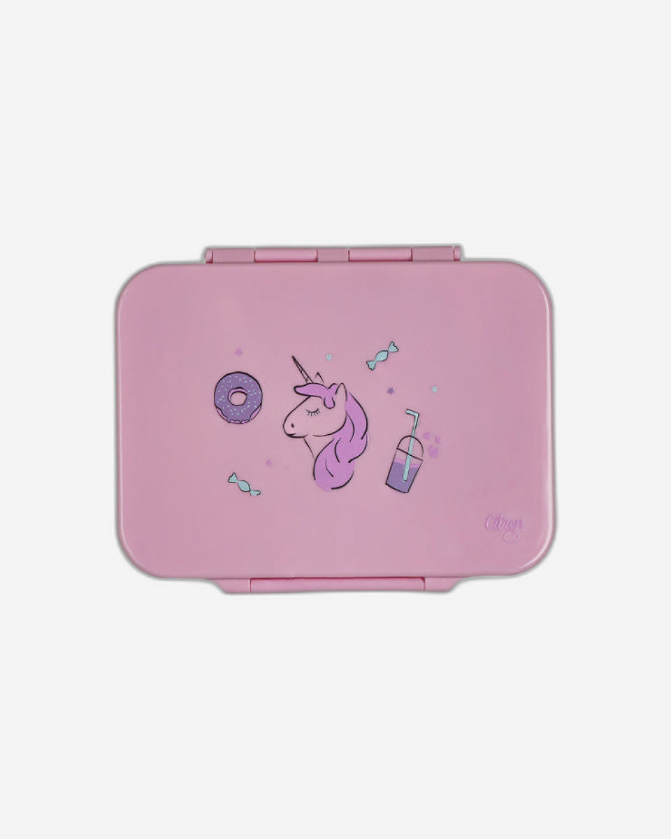 صندوق غداء تريتان أرجواني/عاصف أحادي القرن من سيترون