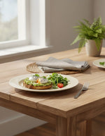 طبق عشاء ميزون باستيل عاجي