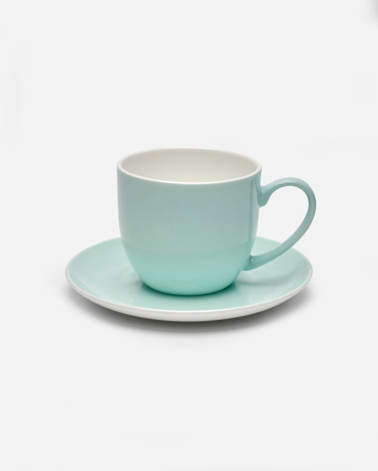 Reyrysh Maison Pastel Tea And Saucer Green