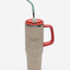 Insulated Tumbler 1.18L with Handle & Steel Straw