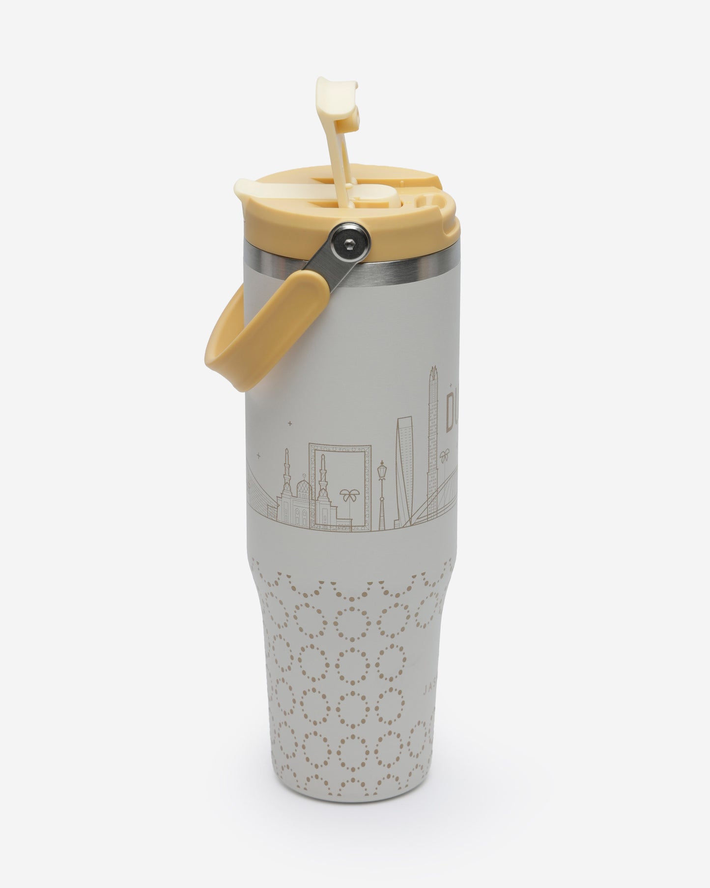 Insulated Tumbler 1.18L with Handle & PE Straw