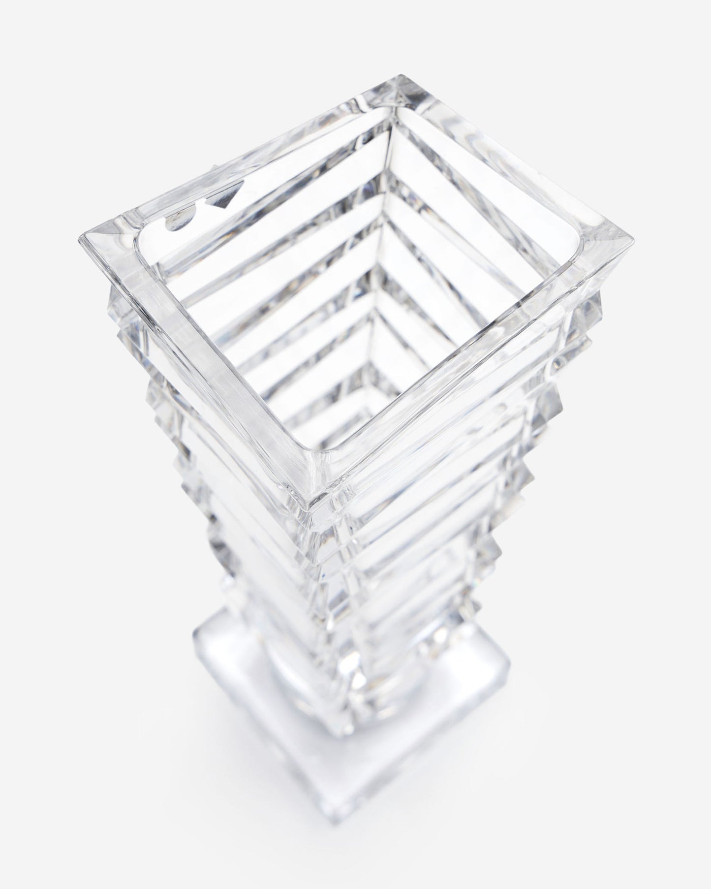 Bohemia Rocky Footed Vase Lead Crystal