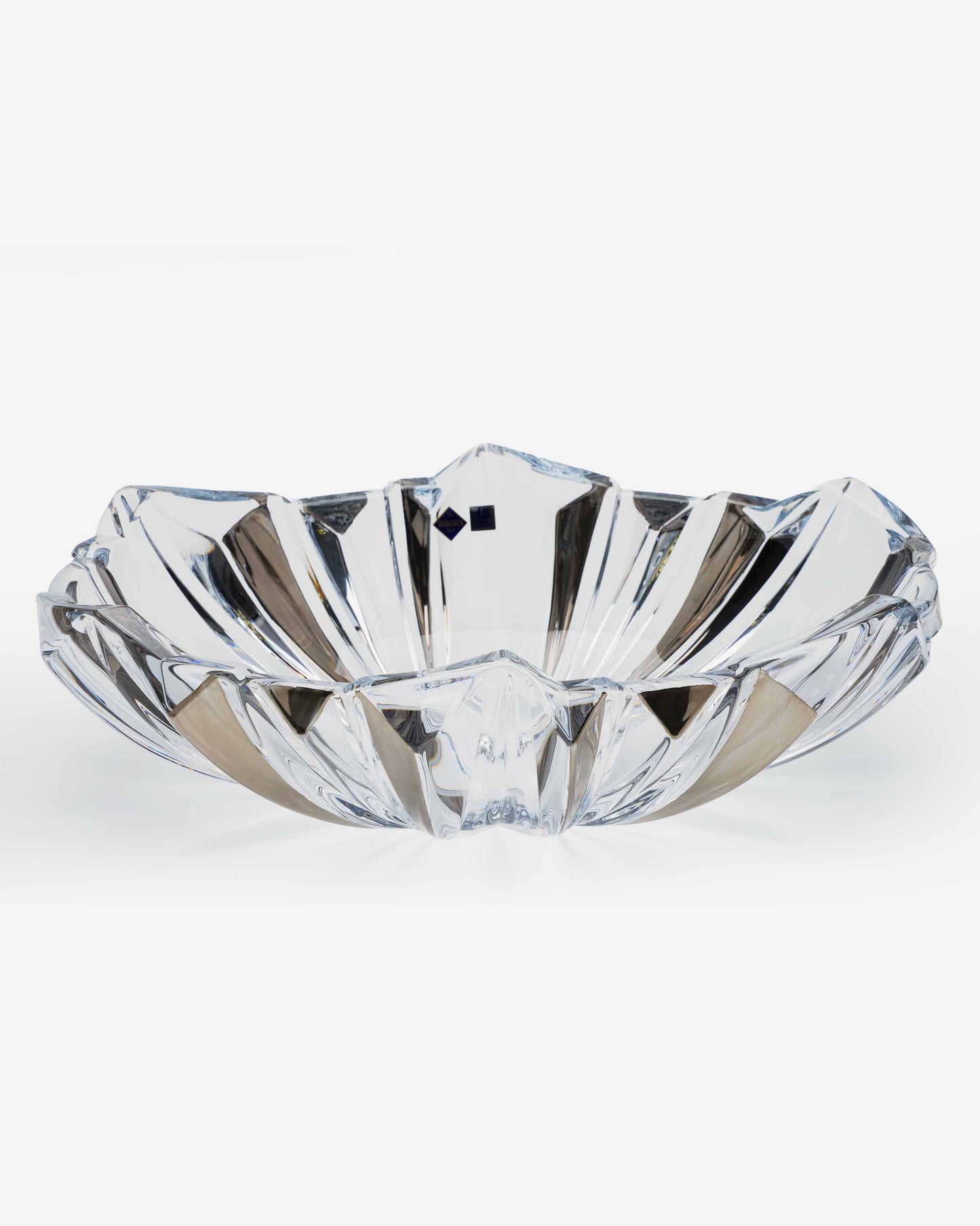 Bohemia Princess Oval Bowl With Platinum