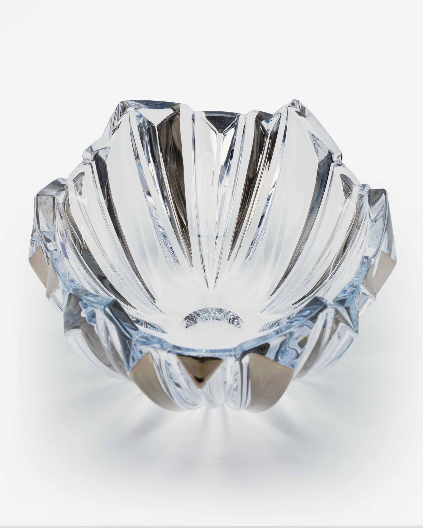 Bohemia Princess Oval Bowl With Platinum