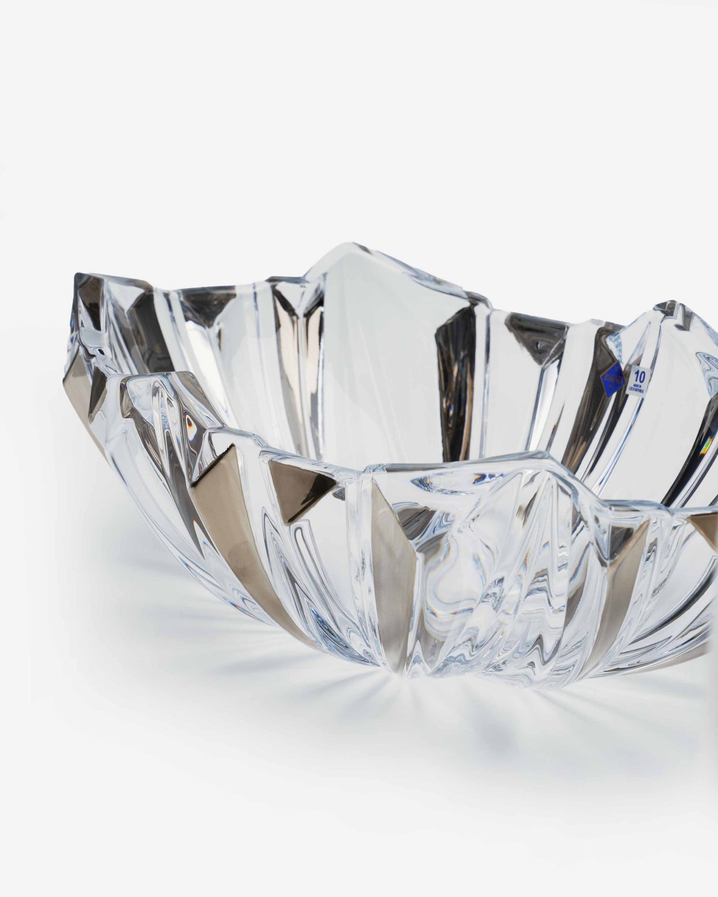 Bohemia Princess Oval Bowl With Platinum