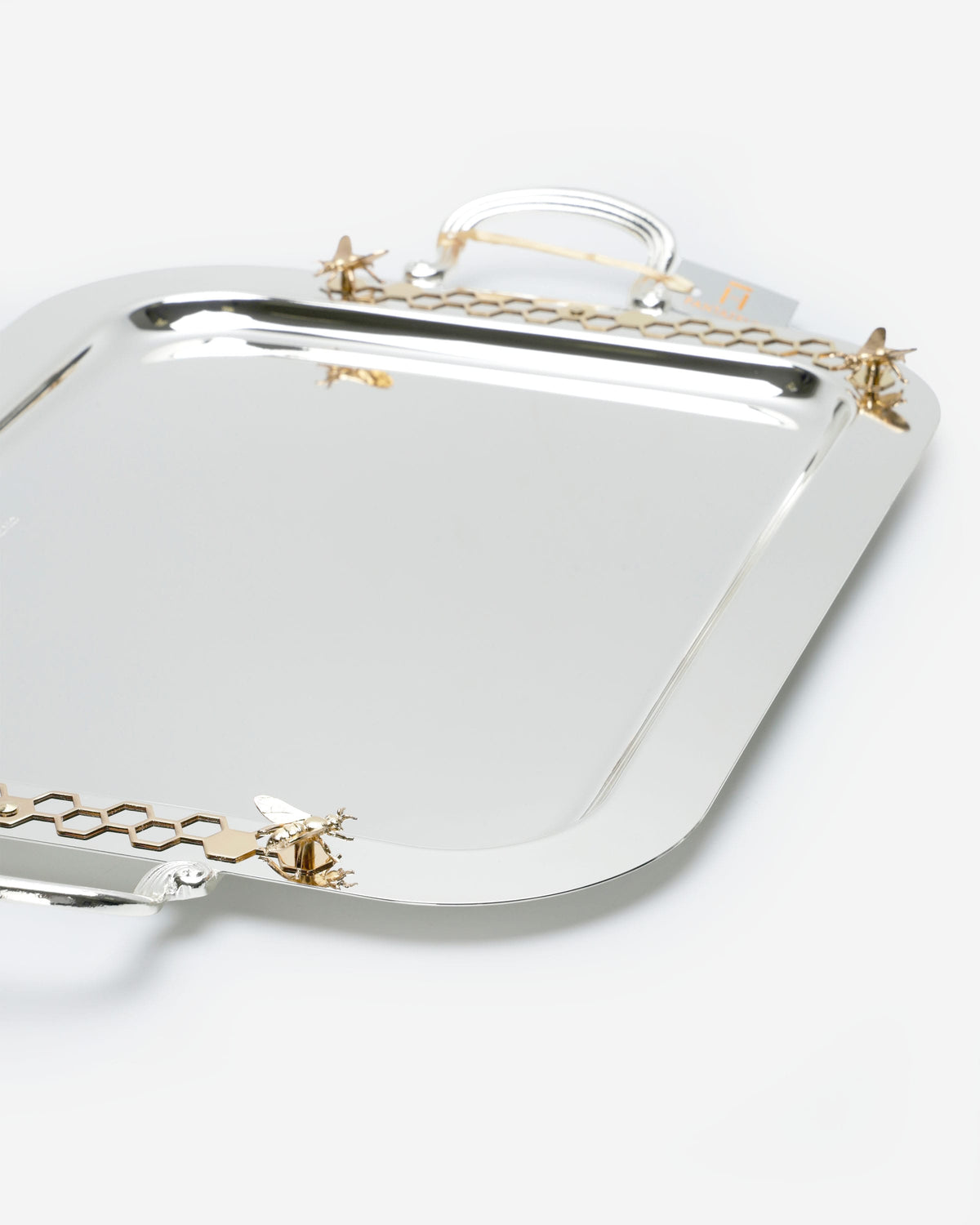 Pantazelos Honeybee Decorative Tray Double-Sided Bee Design with Handle - 43 × 33 cm