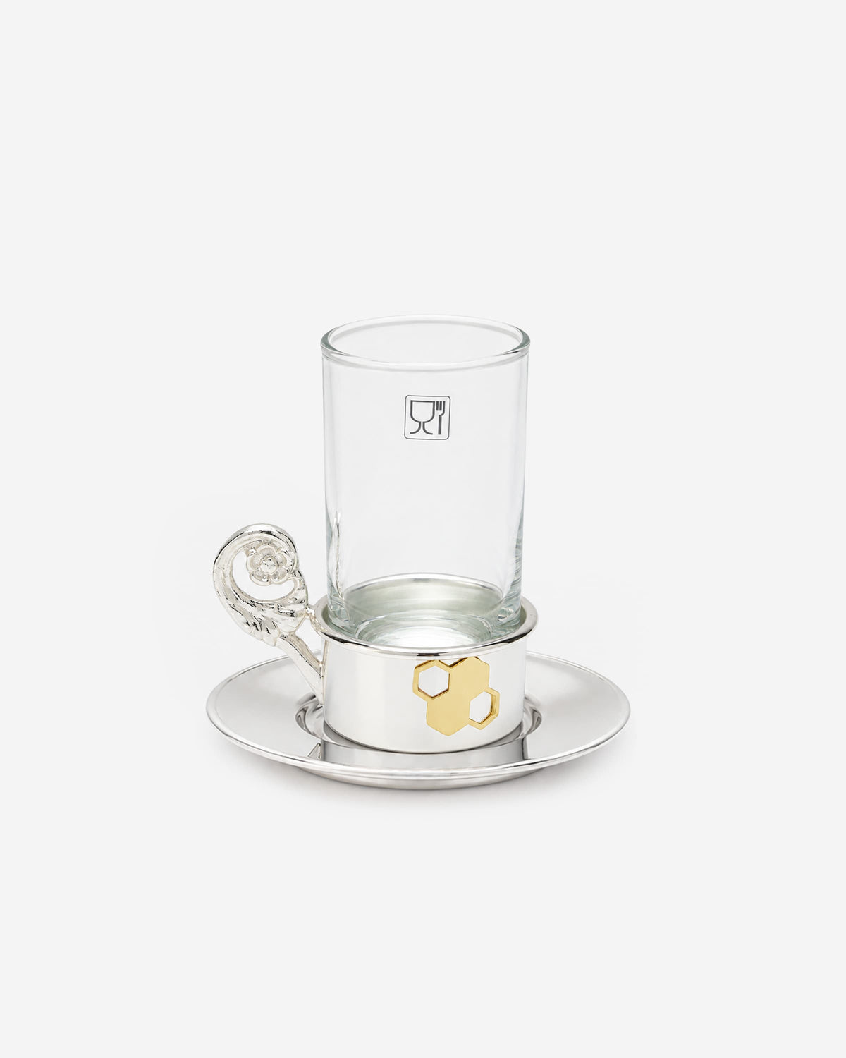 Pantazelos Tea Cup with Honeybee Decor and Simple Handle