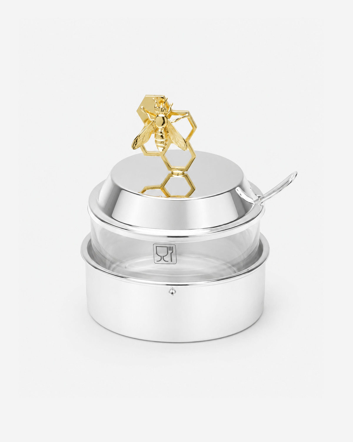Pantazelos Sugar Pot with Case Cover & Honeybee Knob
