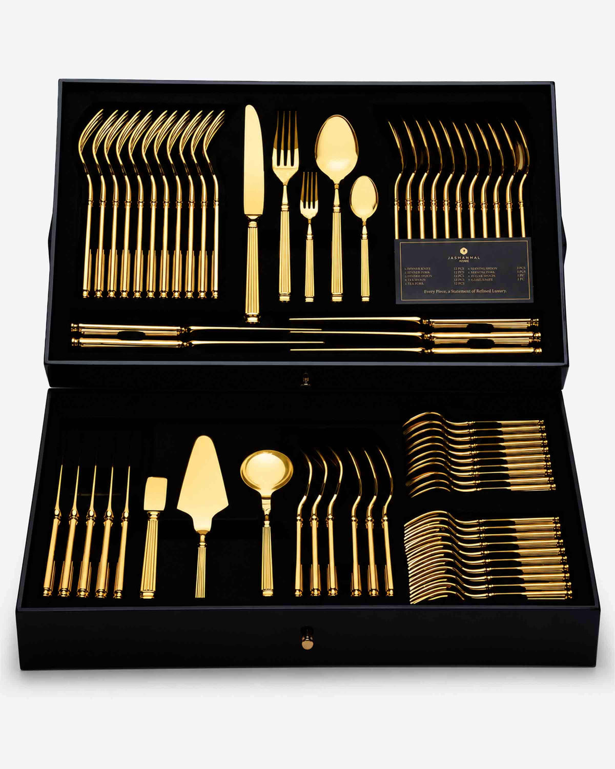 Elan Gold 68 Pcs Cutlery Set
