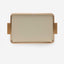 Shiny Beige Medium Leather Tray