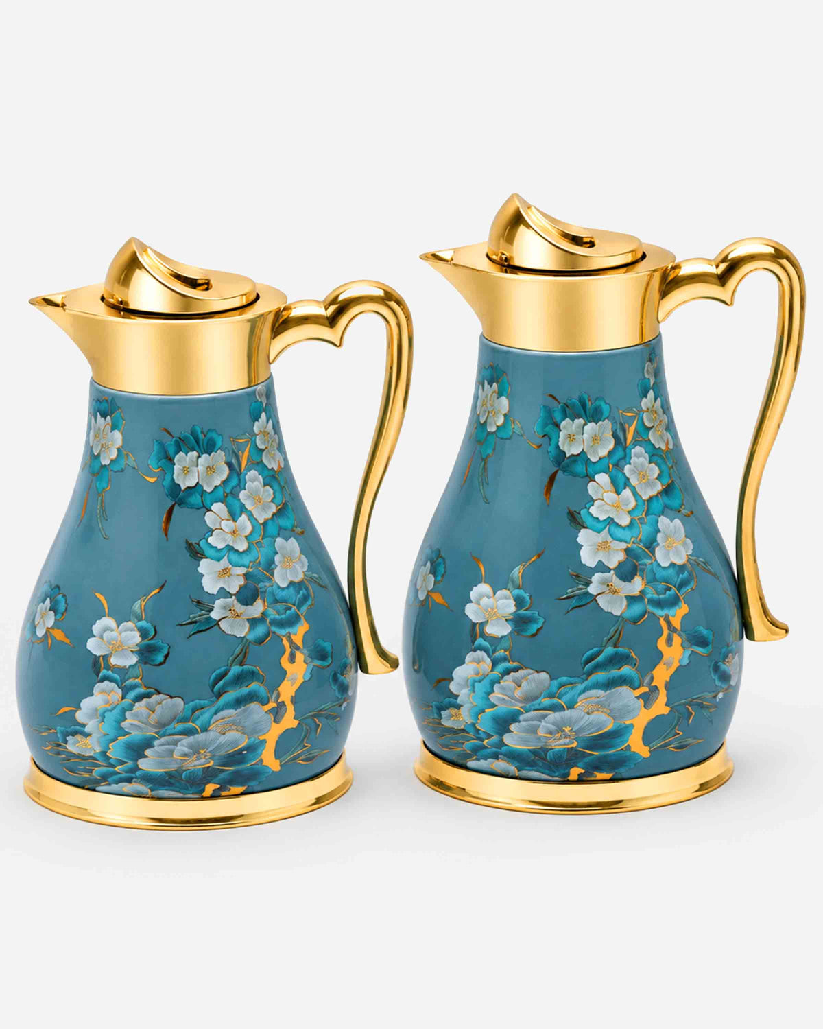 Shiny Gold Flask -207A -Set Of 2 