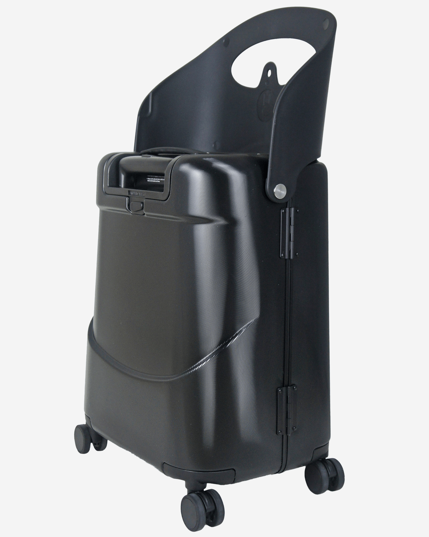 MiaMily Suitcase with Seat - Midnight Black