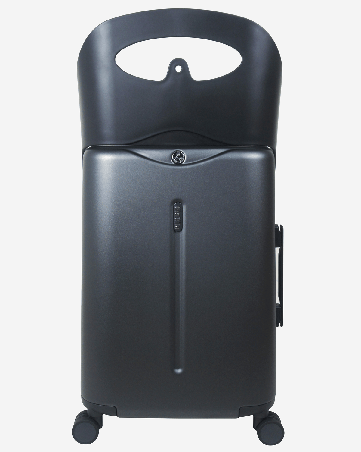 MiaMily Suitcase with Seat - Midnight Black