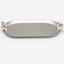 Winko Large Silver Tray With Plum Blossom Deco Handles
