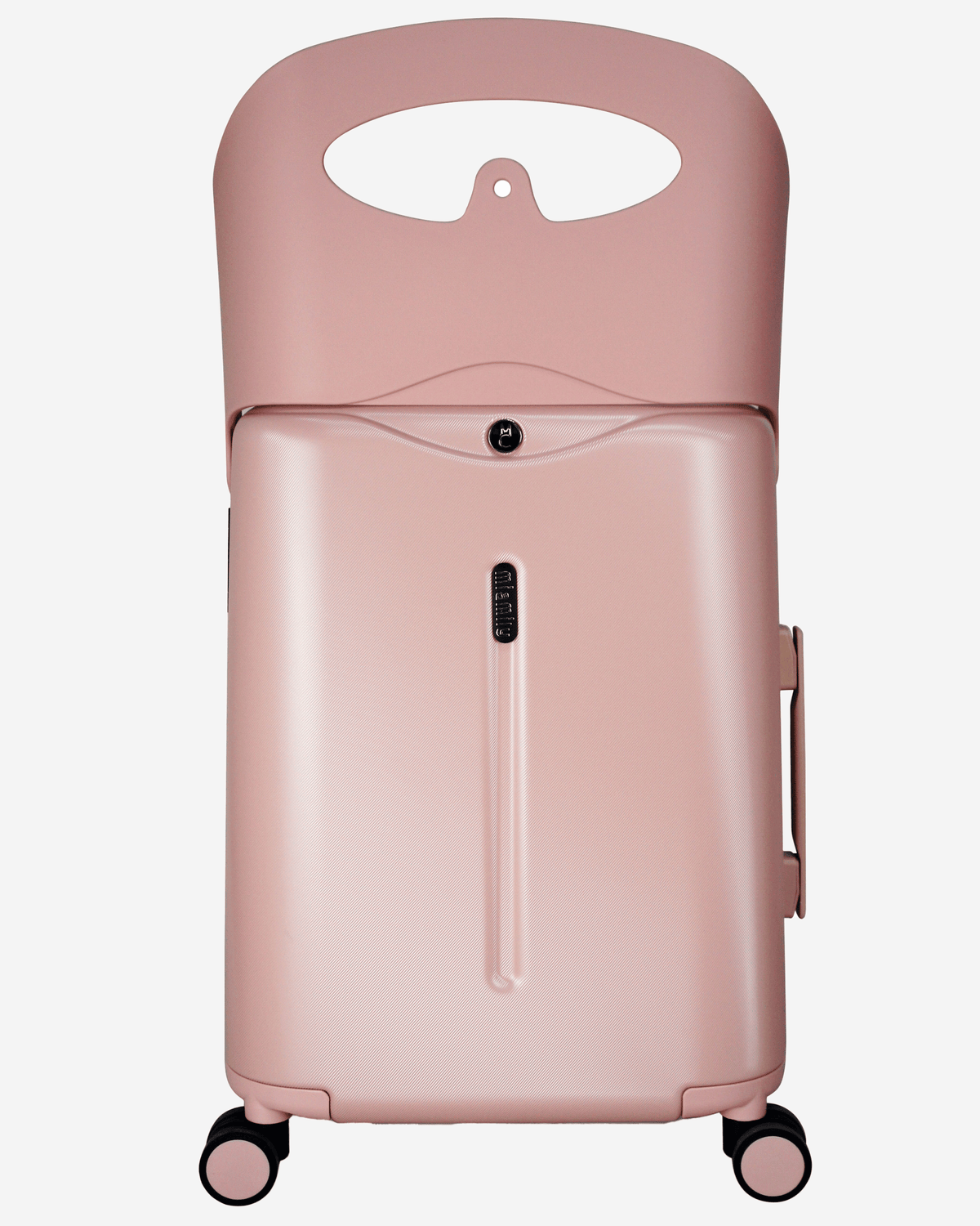 MiaMily Suitcase with Seat - Dusty Pink
