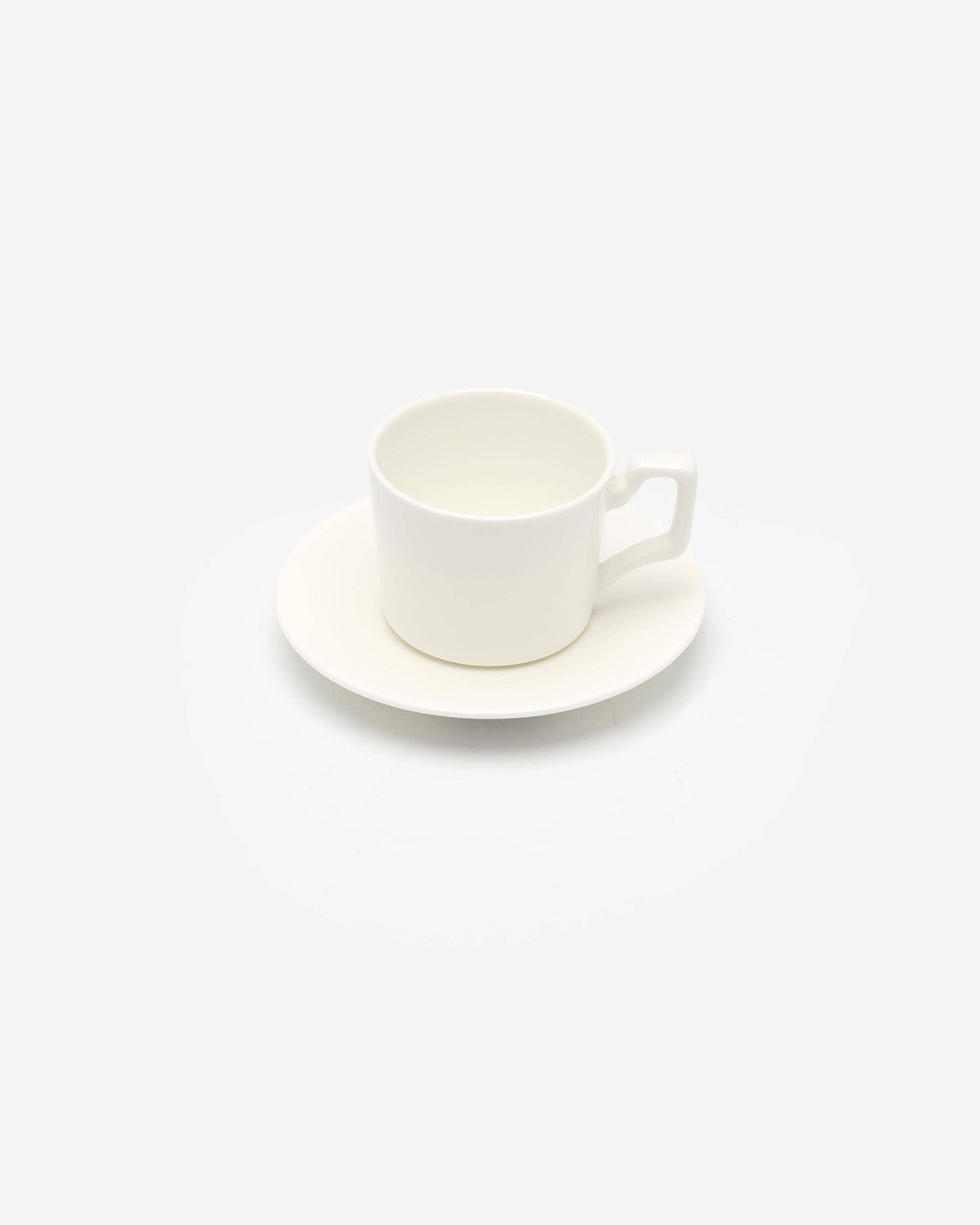 Maison Pastel Espresso Cup & Saucer-White