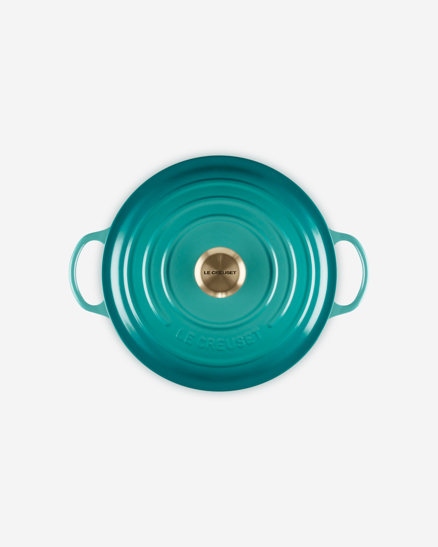 Le Creuset Signature Soup Pot 26Cm Bleu Riviera L.Gold Knob 4.1L