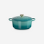 Le Creuset Bleu Riviera L.Gold Knob Signature Round Casserole/Oven 26Cm 5.3L