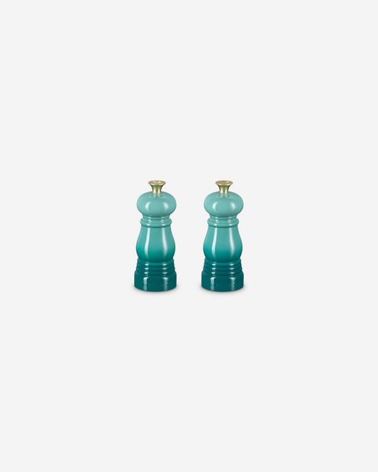 Classic 12Cm Salt & Pepper Mill Set Bleu Riviera Box