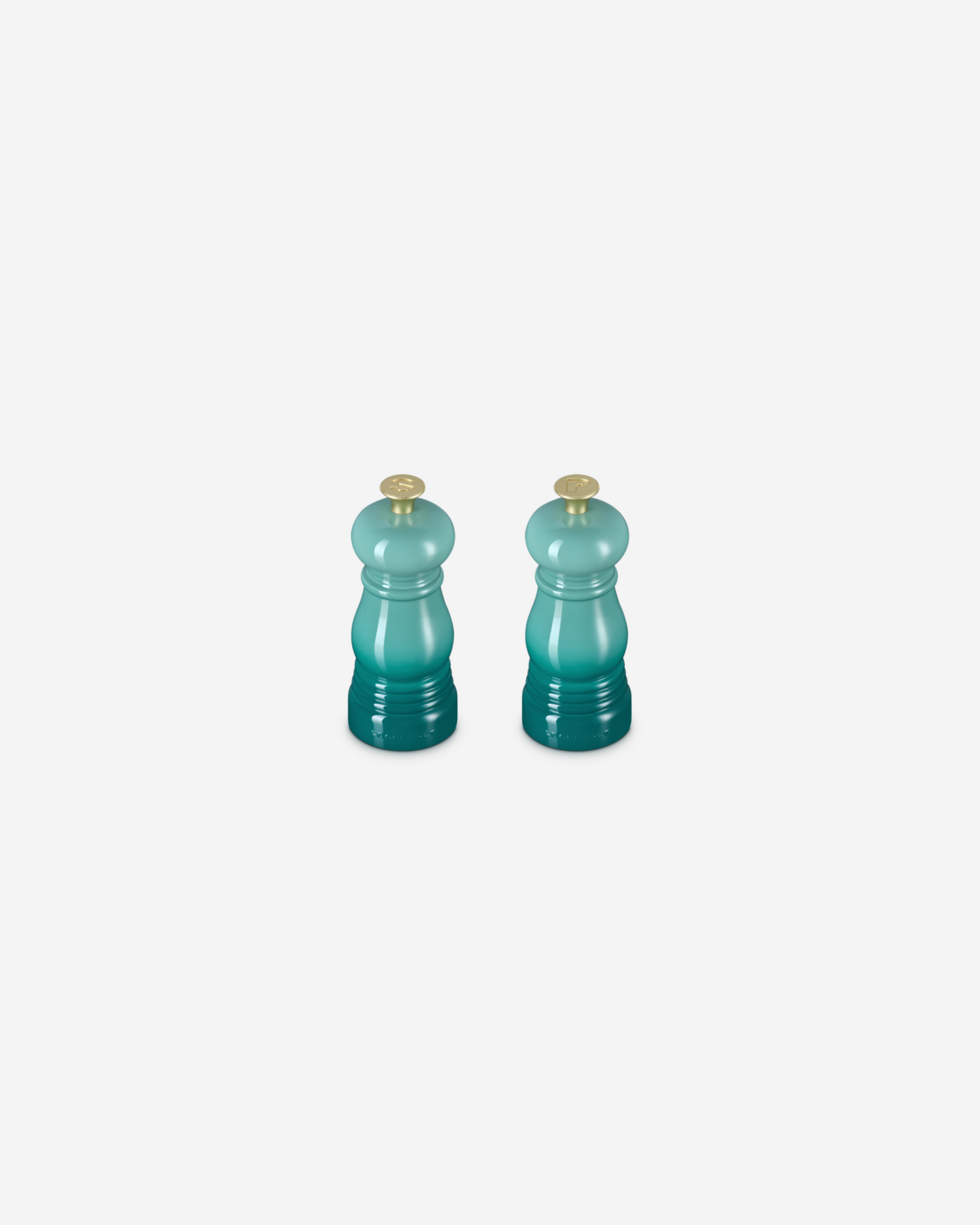 Le Creuset Bleu Riviera Classic Salt & Pepper Mill Set 12Cm Boxed Set