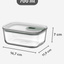 Mepal EasyClip Glass Food Container Nordic Sage – 700ml
