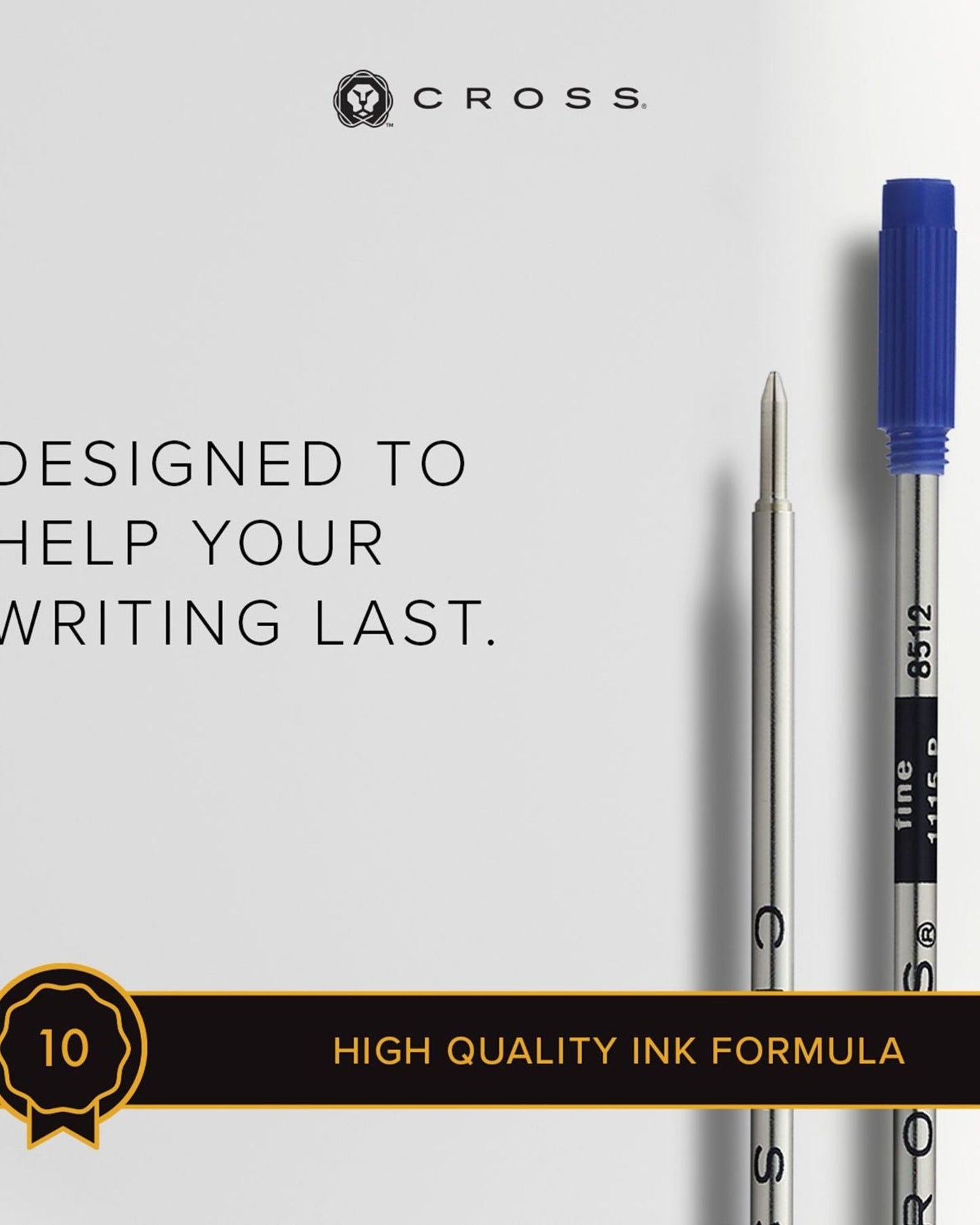 قلم حبر جاف كروس فاين - أزرق - 8512D