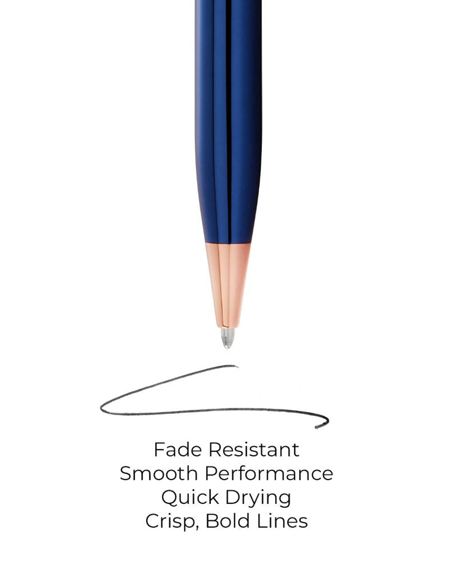 قلم حبر جاف كروس - أسود - متوسط ​​- عبوة واحدة 8513