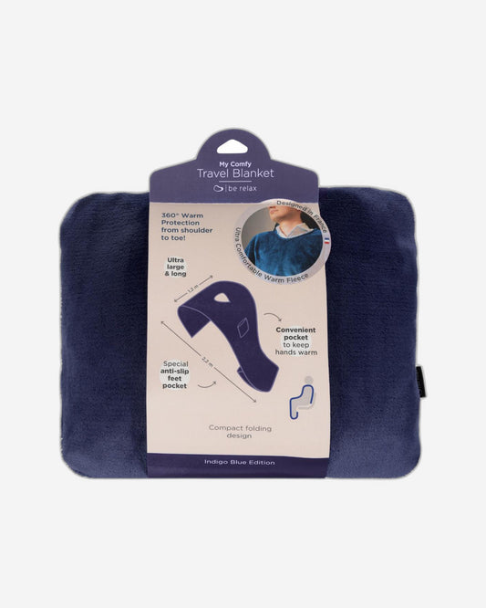 بطانية سفر مريحة من Be Relax - أزرق داكن