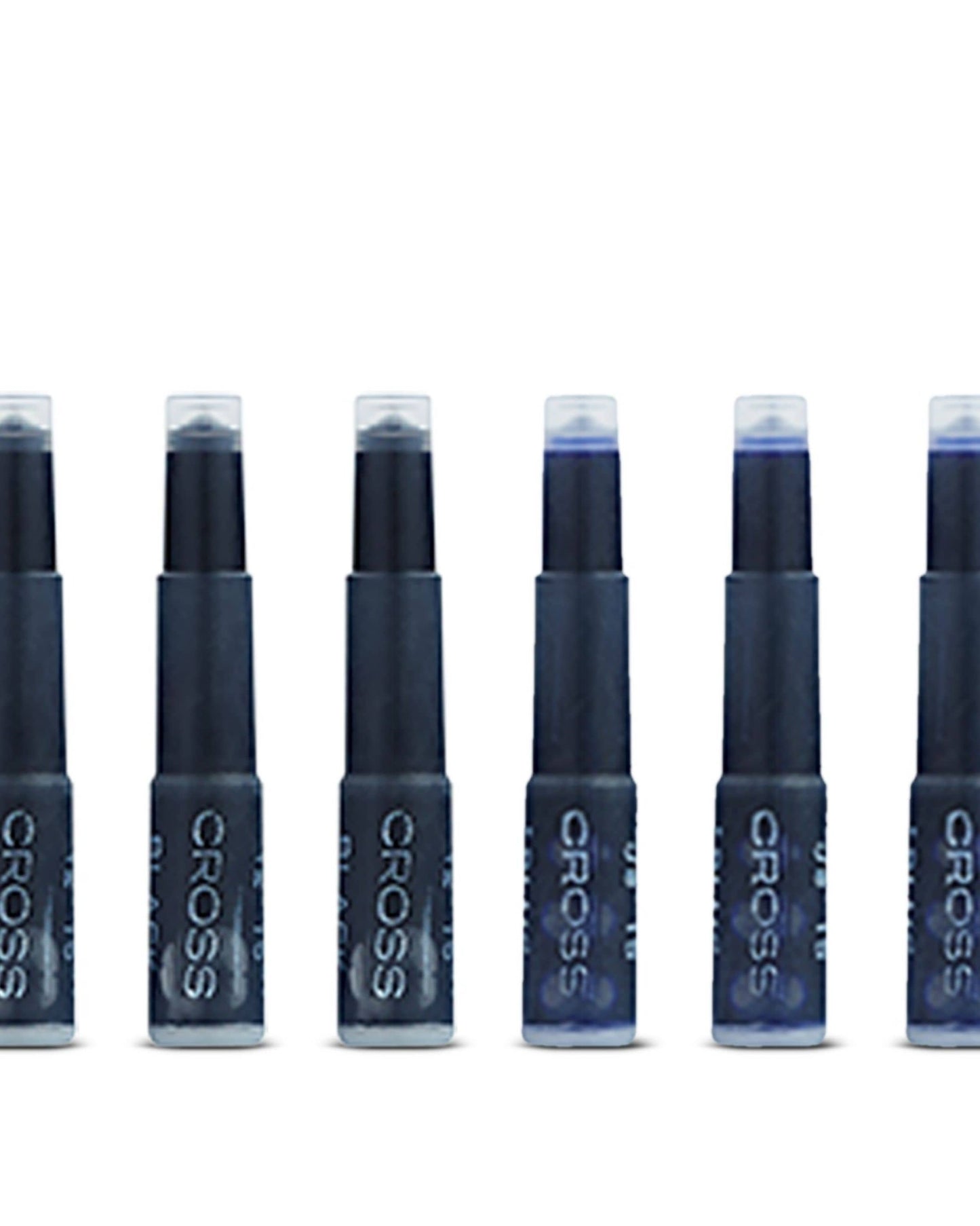 Cross Fountain Pen Ink Cartridge - Blue/Black (Six Per Card)