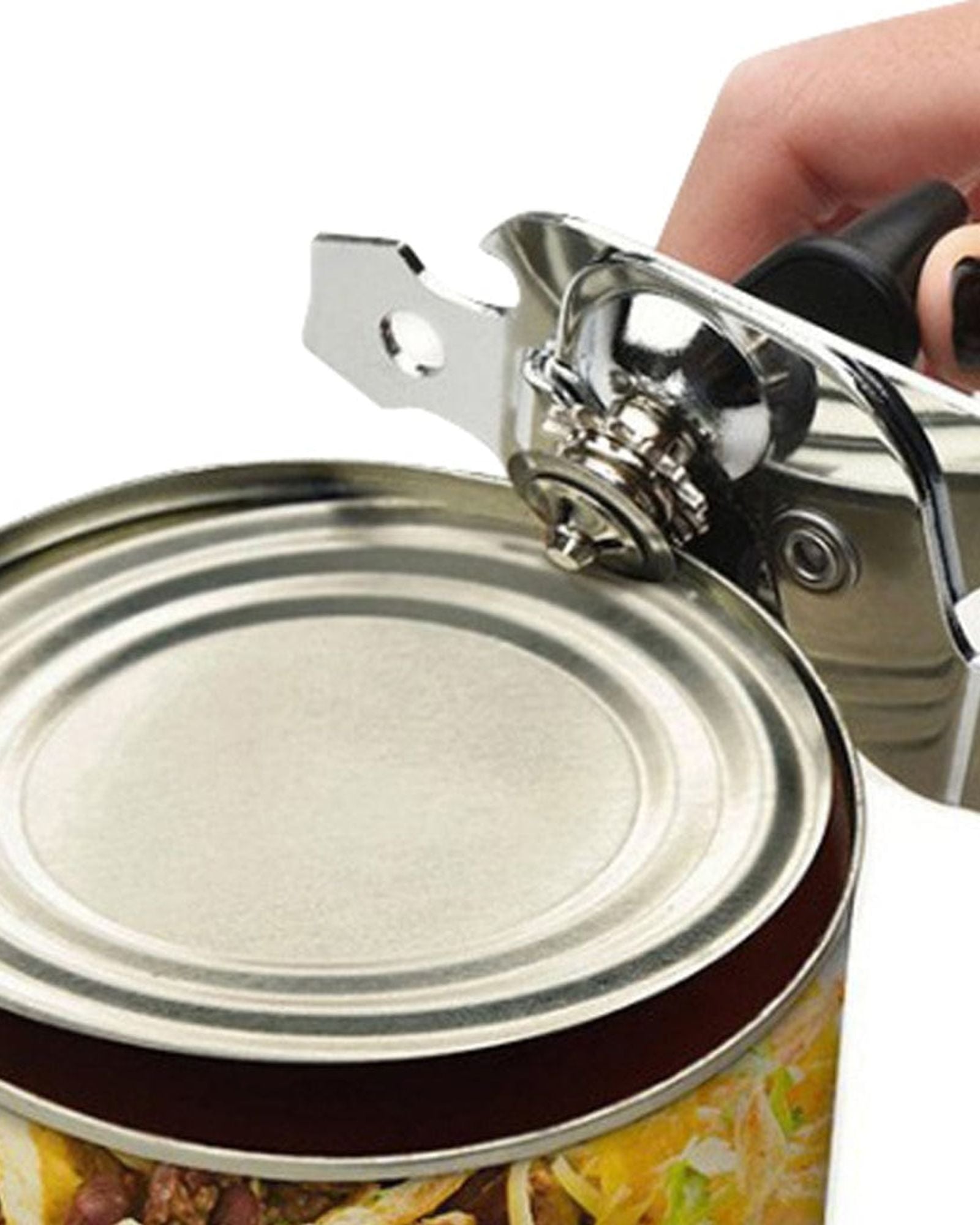 فتاحة علب فيسمان زوندا فضية/سوداء مقاس 20 سم