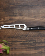 سكين جبن ديمي شيف غير لاصق من فيسمان، فضي/أسود، 5.5 بوصة