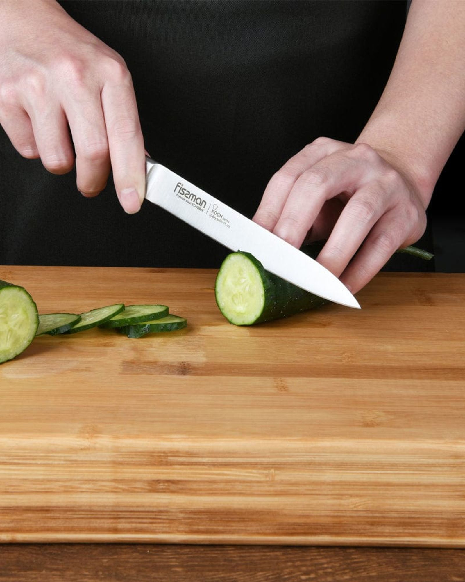 سكين فيسمان متعدد الاستخدامات، مقاس 6 بوصات، سلسلة كوش (فولاذ 5Cr15MoV)