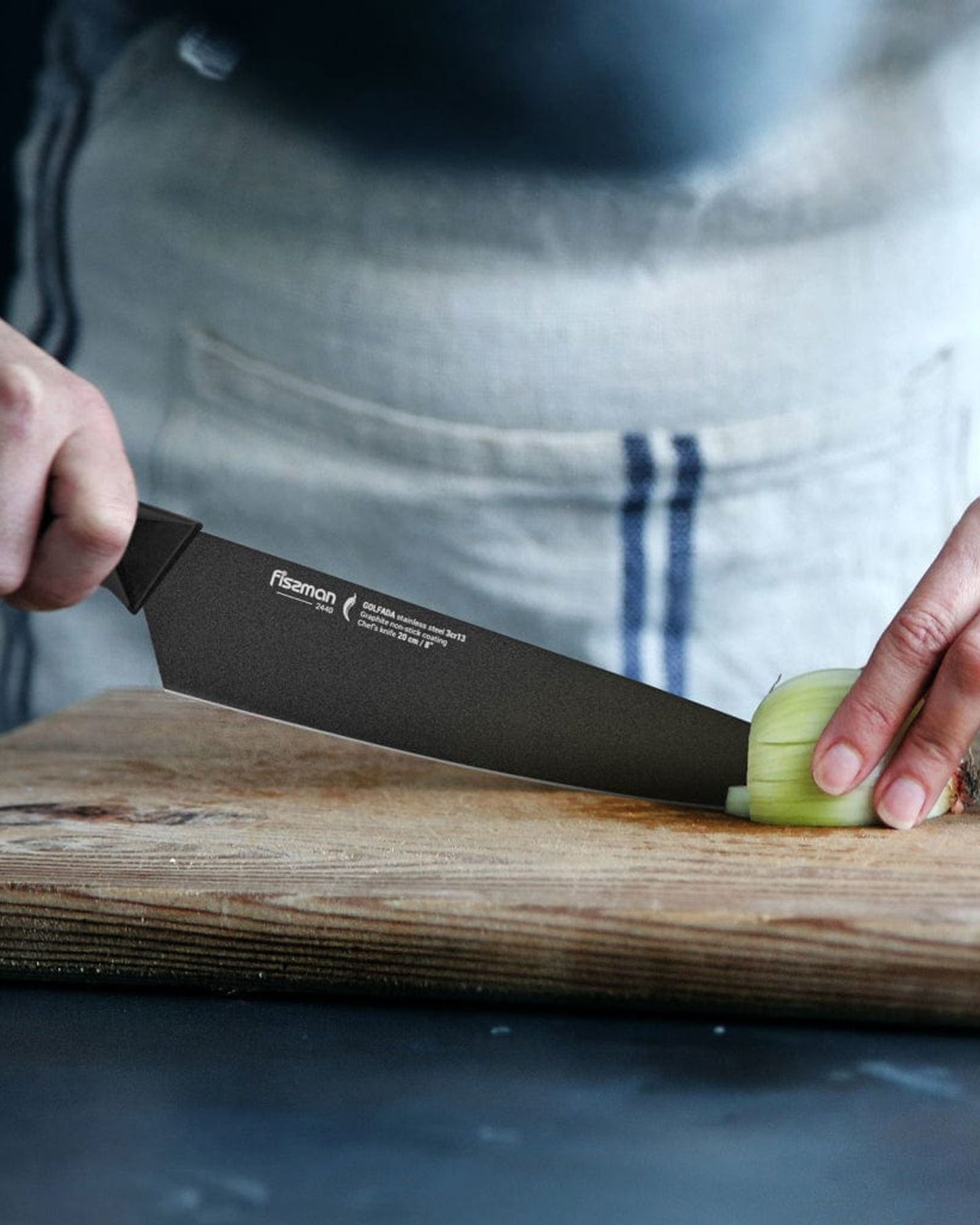 سكين الشيف فيسمان جولفادا، أسود، 8 بوصات