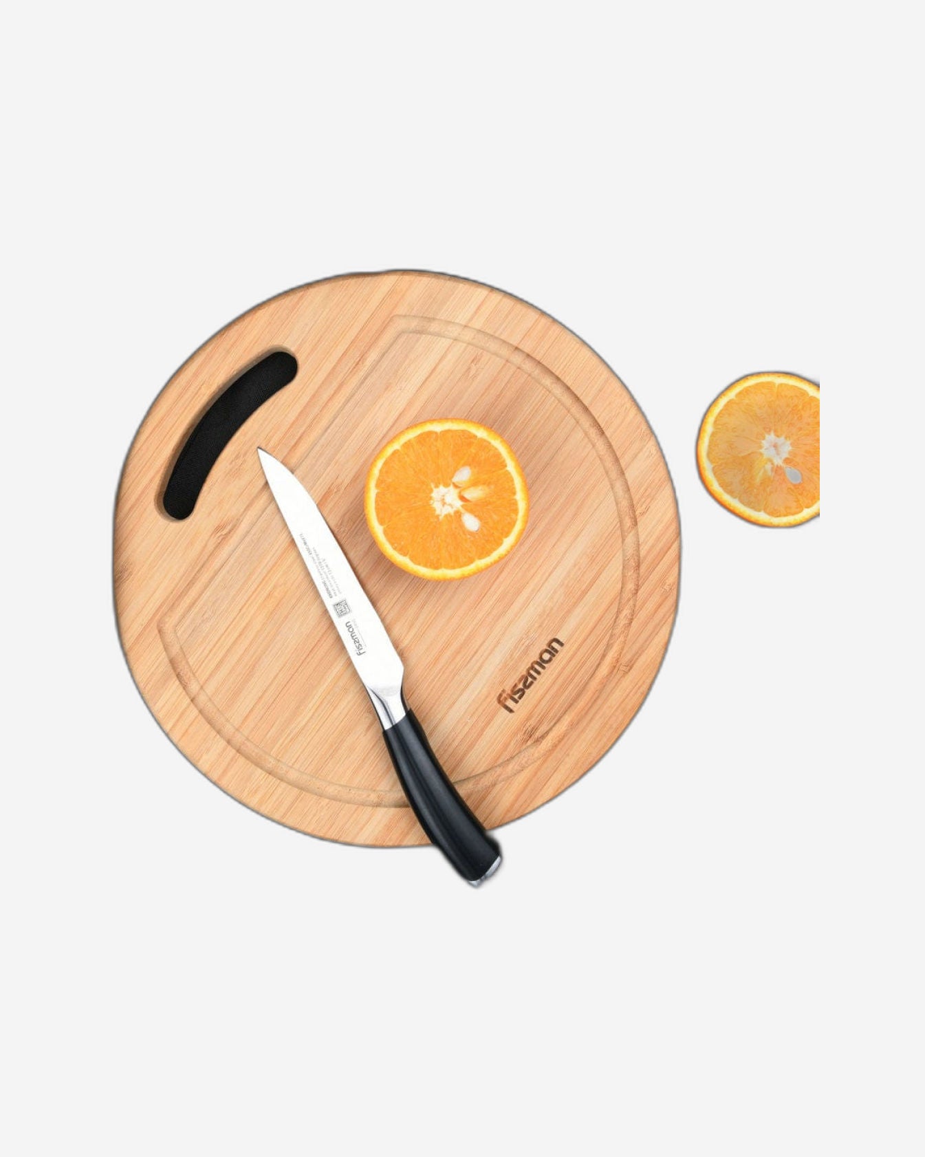 سكين فيسمان متعدد الاستخدامات من الفولاذ المقاوم للصدأ، سلسلة كرونونج، فضي/أسود، 5 بوصات