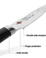 سكين تقشير فيسمان ساموراي كوجيرو، مقاس 4 بوصات، 10 سم (فولاذ AUS-8)