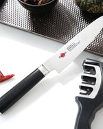 سكين الطاهي فيسمان ساموراي موساشي، 6 بوصات، 15 سم (فولاذ دمشقي)