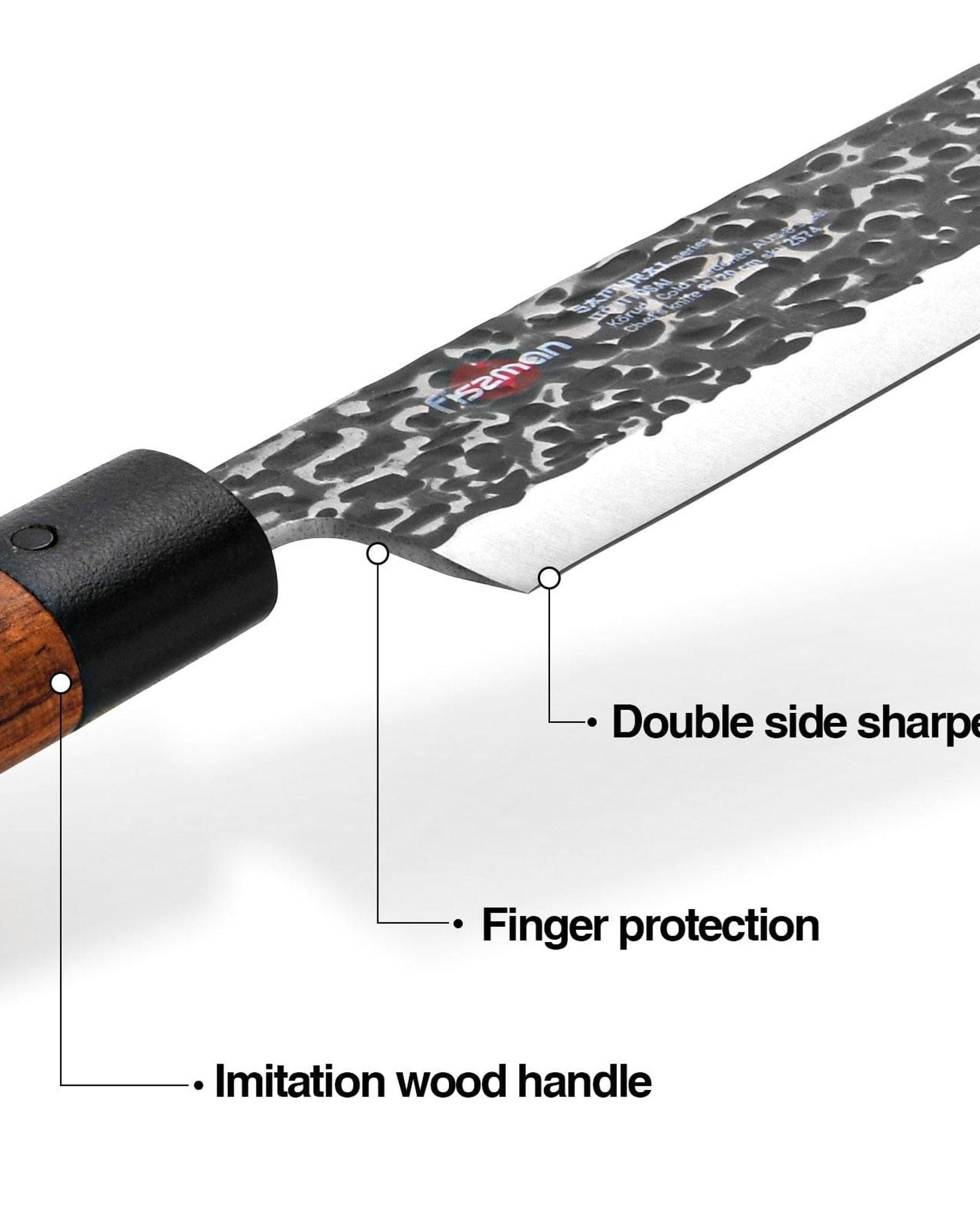 سكين الطاهي فيسمان ساموراي إيتوساي 8 بوصة 20 سم (فولاذ AUS-8)