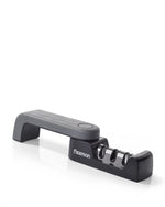 مبراة سكاكين فيسمان قابلة للطي وشحذ السكاكين، أسود/رمادي/فضي، 14 سم