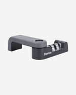 مبراة سكاكين فيسمان قابلة للطي وشحذ السكاكين، أسود/رمادي/فضي، 14 سم